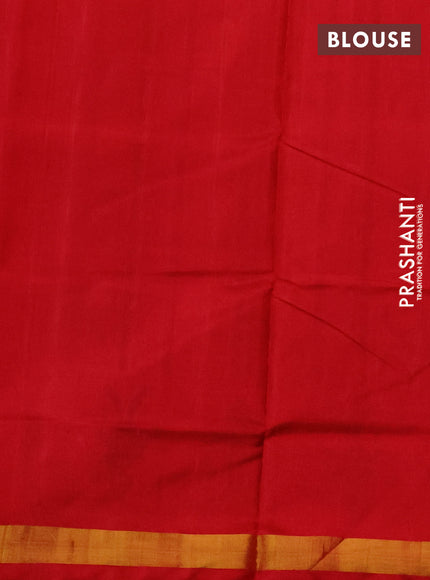 Rajkot patola silk saree violet shade and red with allover zig zag ikat weaves and ikat woven ikat border