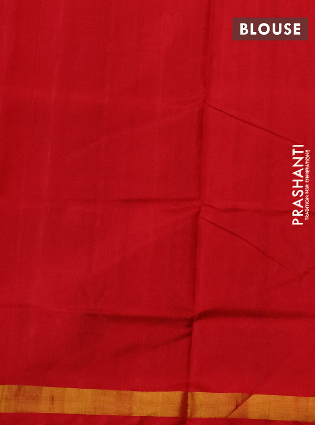 Rajkot patola silk saree violet shade and red with allover zig zag ikat weaves and ikat woven ikat border