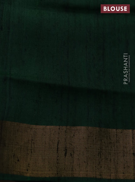 Rajkot patola silk saree cs blue and green with allover ikat weaves & jute finish and zari woven border