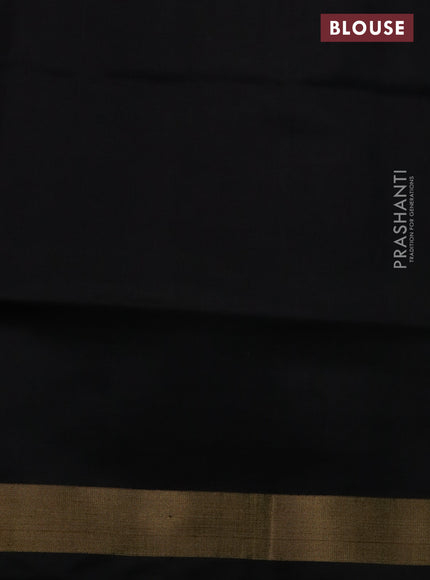 Rajkot patola silk saree orange and black with allover ikat weaves and zari woven border