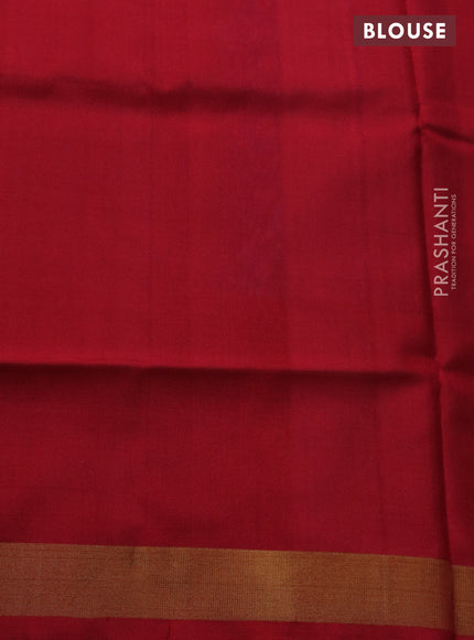 Rajkot patola silk saree lavender and red with allover ikat weaves and zari woven border