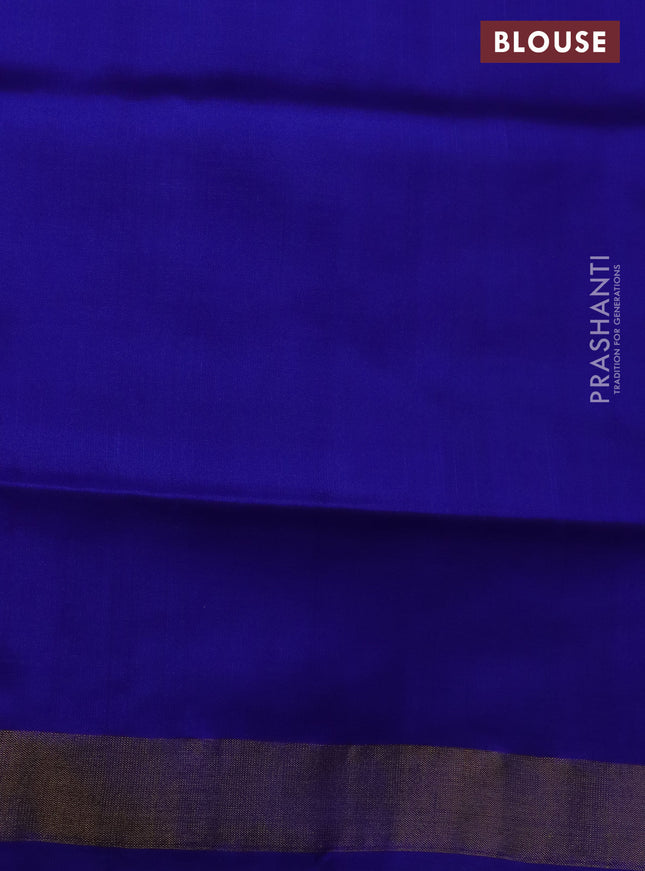 Rajkot patola silk saree pink and blue with allover ikat weaves and zari woven border