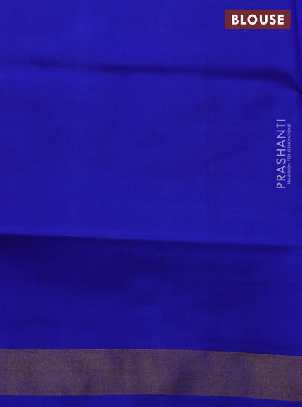 Rajkot patola silk saree dual shade of pinkish yellow and blue with allover ikat weaves and zari woven border