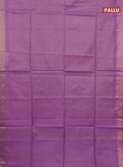Semi munga jacquard saree lavender with allover zari weaves and zari woven border