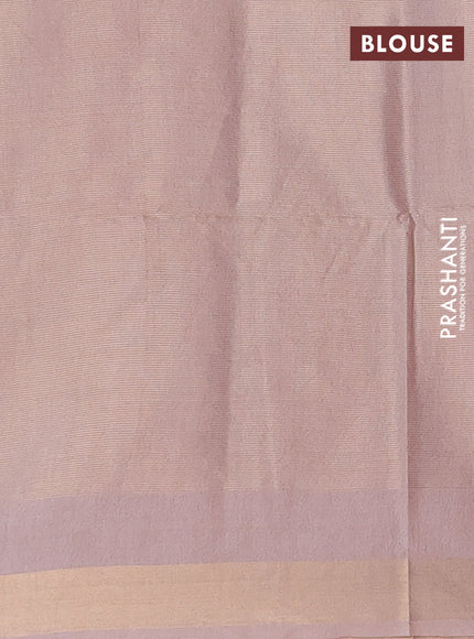 Semi munga jacquard saree beige with allover zari weaves and zari woven border