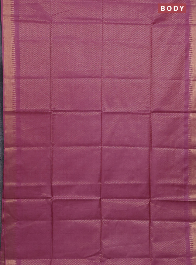 Semi munga jacquard saree pink with allover zari weaves and zari woven border