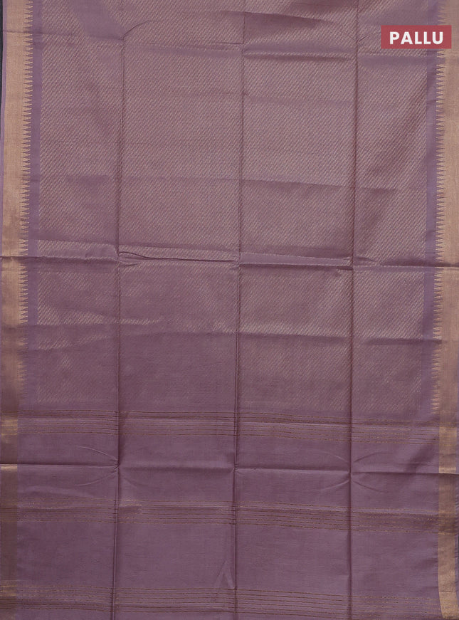 Semi munga jacquard saree pastel pink with allover zari weaves and zari woven border