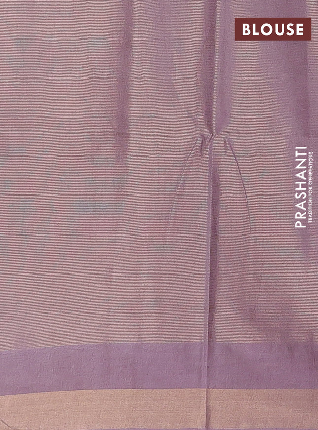 Semi munga jacquard saree pastel pink with allover zari weaves and zari woven border