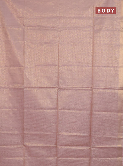 Semi munga jacquard saree beige with allover zari weaves and zari woven border