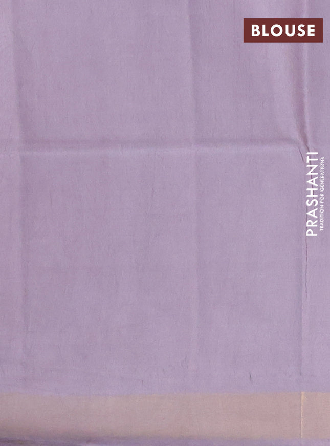 Semi munga jacquard saree grey with allover zari weaves and zari woven border