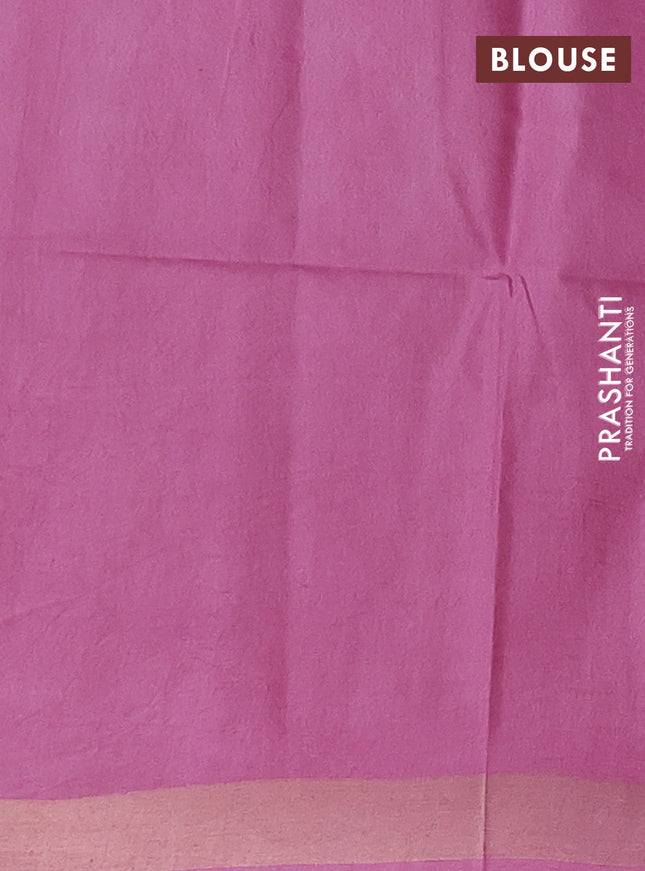 Semi munga jacquard saree pastel pink with allover zari weaves and zari woven border