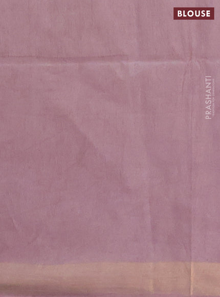 Semi munga jacquard saree brown shade with allover zari weaves and zari woven border