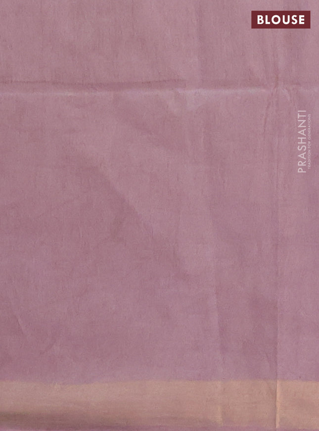 Semi munga jacquard saree brown shade with allover zari weaves and zari woven border