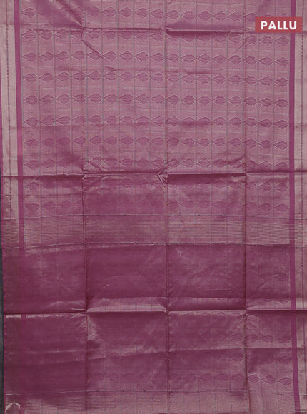 Semi munga jacquard saree mauve pink with allover zari weaves and zari woven border