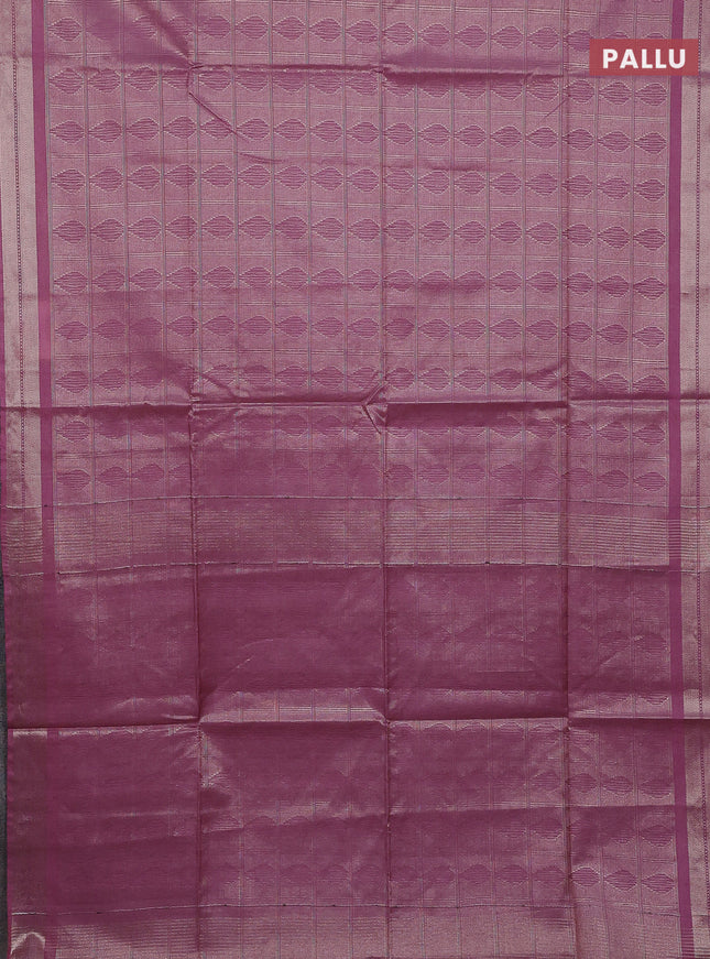 Semi munga jacquard saree mauve pink with allover zari weaves and zari woven border