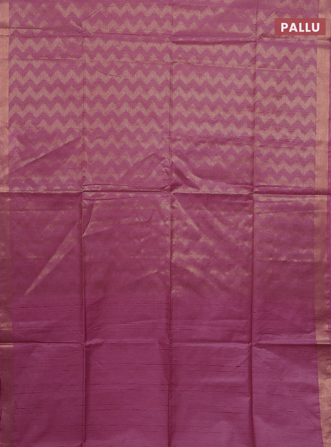 Semi munga jacquard saree pastel pink with allover zari weaves and zari woven border