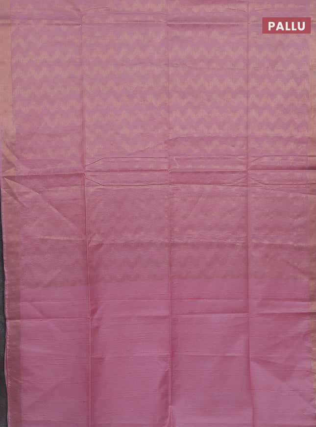 Semi munga jacquard saree peach shade with allover zari weaves and zari woven border