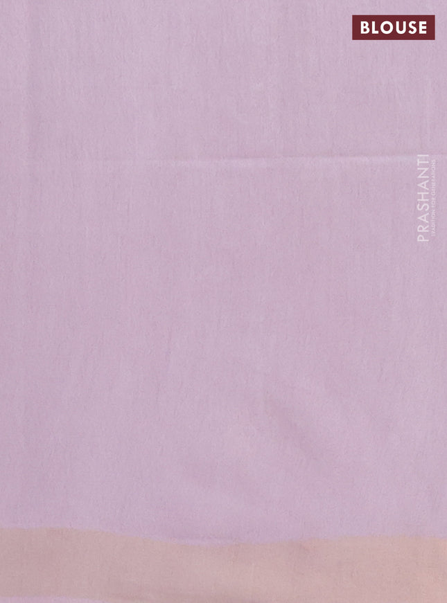 Semi munga jacquard saree grey with allover zari weaves and zari woven border