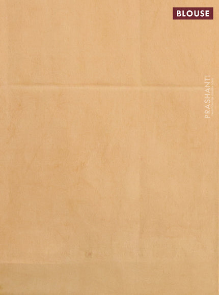 Semi munga jacquard saree sandal with allover zari weaves and zari woven border