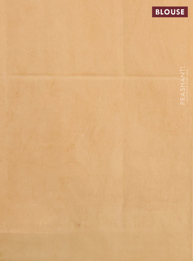 Semi munga jacquard saree sandal with allover zari weaves and zari woven border