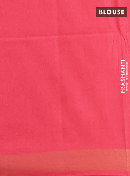 Semi munga jacquard saree pink shade with allover zari weaves and zari woven border