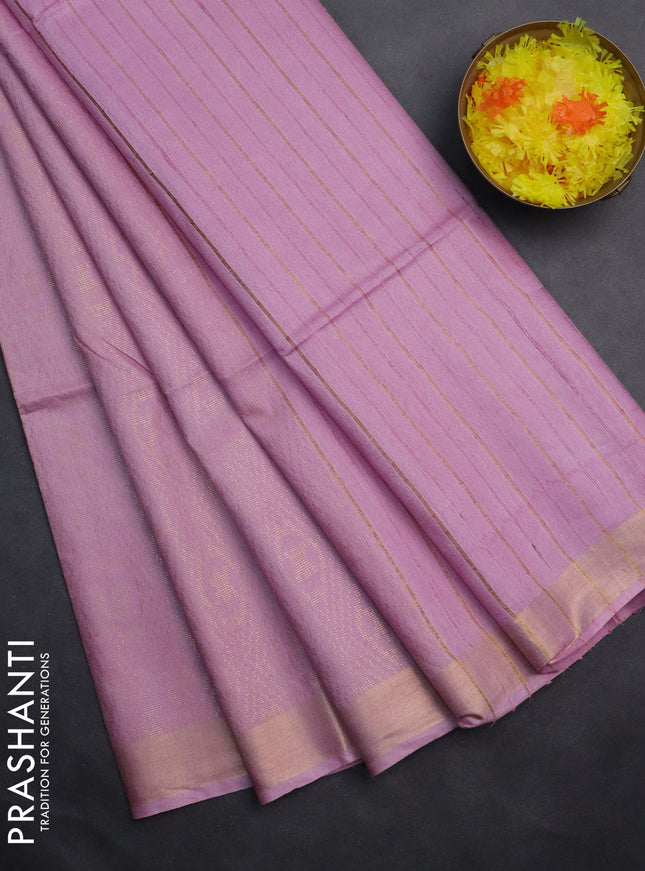 Semi munga jacquard saree lotus pink with allover zari weaves and zari woven border