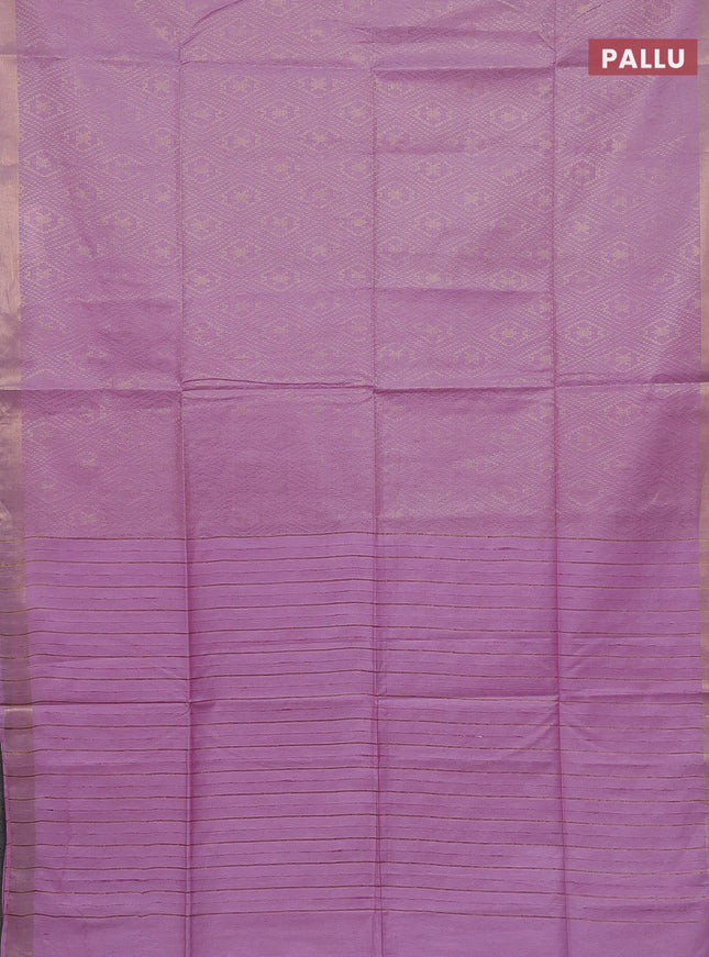 Semi munga jacquard saree lotus pink with allover zari weaves and zari woven border