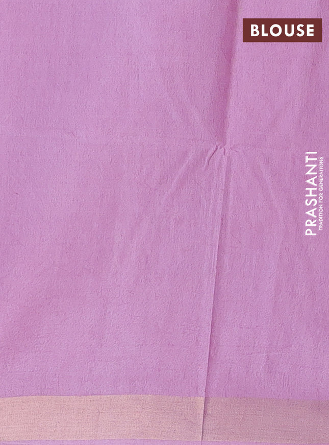 Semi munga jacquard saree lotus pink with allover zari weaves and zari woven border