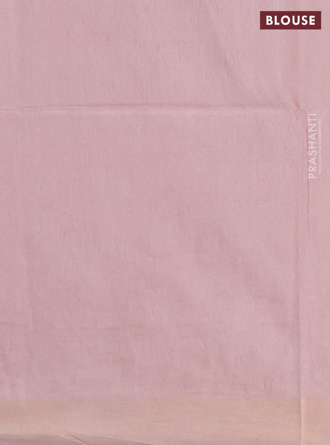 Semi munga jacquard saree beige with allover zari weaves and zari woven border