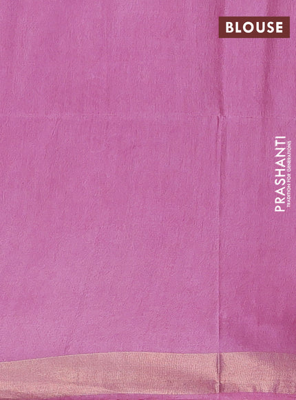 Semi munga jacquard saree light pink with allover zari weaves and zari woven border