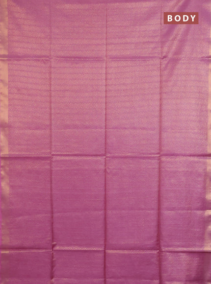 Semi munga jacquard saree pastel lavender with allover zari weaves and zari woven border