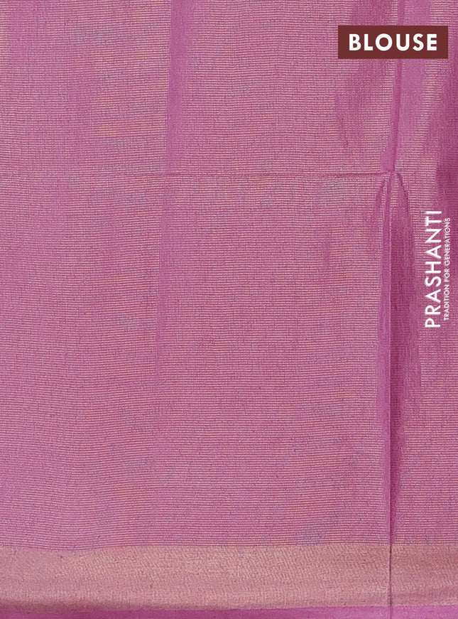 Semi munga jacquard saree pastel pink with allover zari weaves and zari woven border