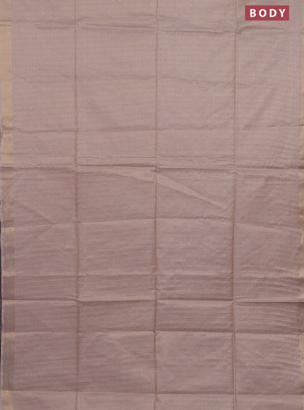 Semi munga jacquard saree sandal with allover zari weaves and zari woven border