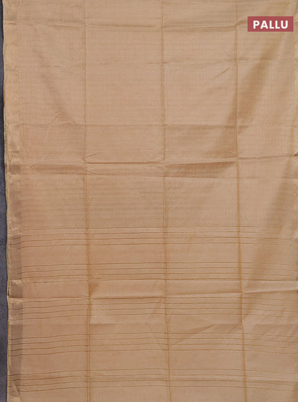 Semi munga jacquard saree sandal with allover zari weaves and zari woven border