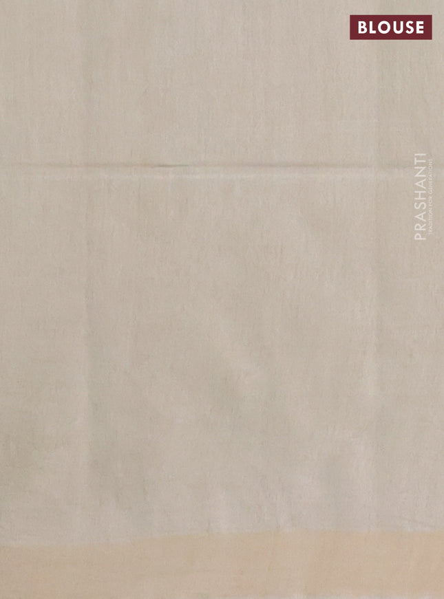 Semi munga jacquard saree pista green with allover zari weaves and zari woven border