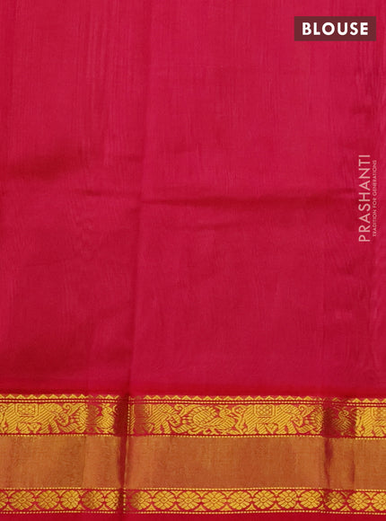 Kuppadam silk cotton saree sandal and pink with zari woven buttas and zari woven border