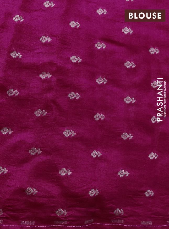 Chiniya silk saree pink with allover bandhani prints