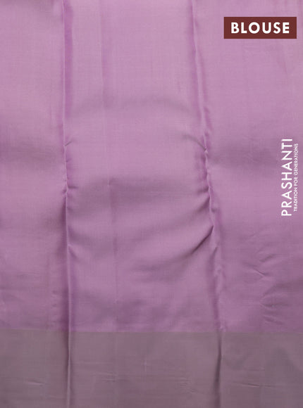 Pure kanchipuram silk saree mustard yellow and grey shade with allover zari woven 1000 buttas and temple design simple korvai border