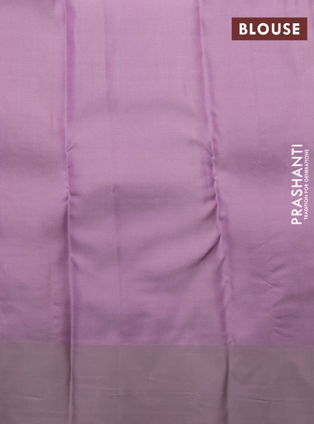 Pure kanchipuram silk saree mustard yellow and grey shade with allover zari woven 1000 buttas and temple design simple korvai border