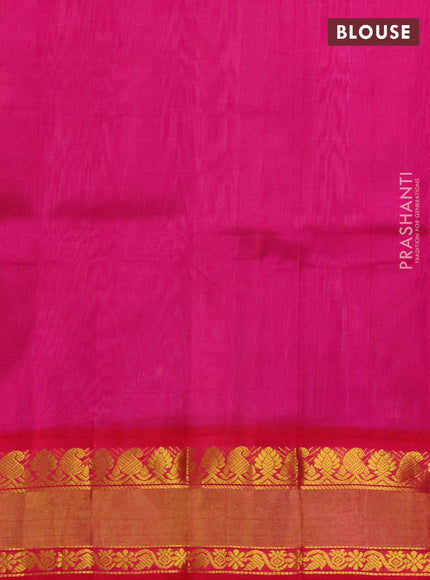 Kuppadam silk cotton saree pastel grey and pink with paisley zari woven buttas and zari woven border
