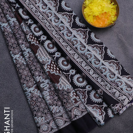 Collection image for: Ajrakh Printed Sarees - Dola Silk & Modal Silk