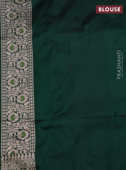 Green Banarasi Uppada Silk Saree - Brocade