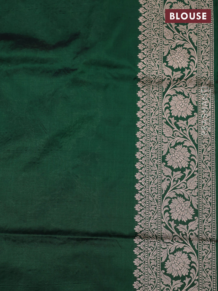 Green Banarasi Uppada Silk Saree - Brocade