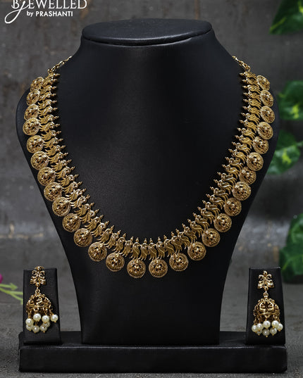 Antique necklace lakshmi design