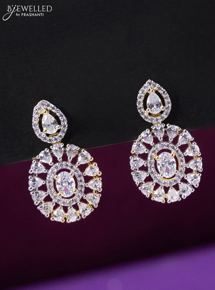 Beaded mint green choker with cz and mint green stone pendant