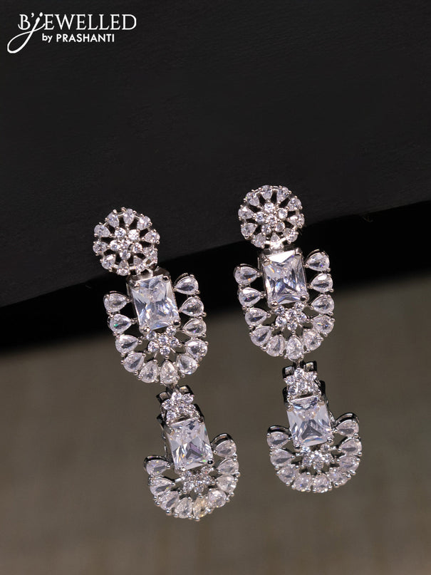 Zircon choker with cz stones