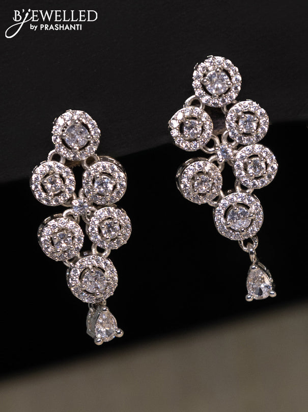 Zircon choker with cz stones
