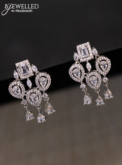 Zircon choker with cz stones