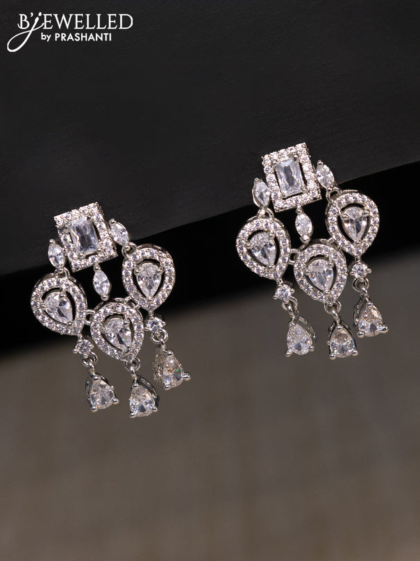 Zircon choker with cz stones