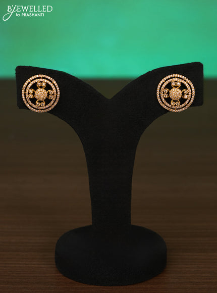 Antique ring type choker with cz stones pendant